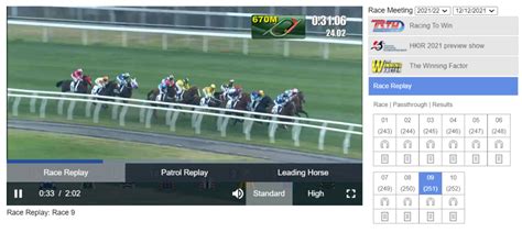 Watch Horse Racing Replays [NSW, QLD + more] .